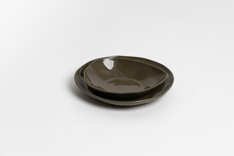 Haan Condiment Dish - Olive Green