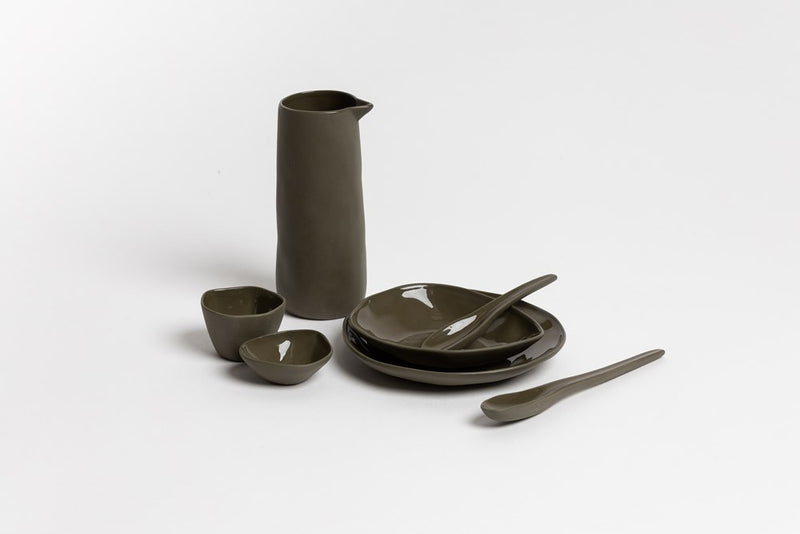 Haan Condiment Dish - Olive Green