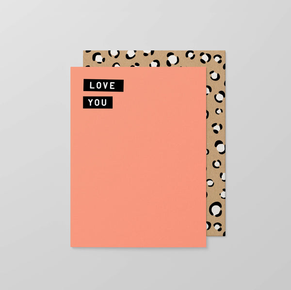 Love You - Greeting Card