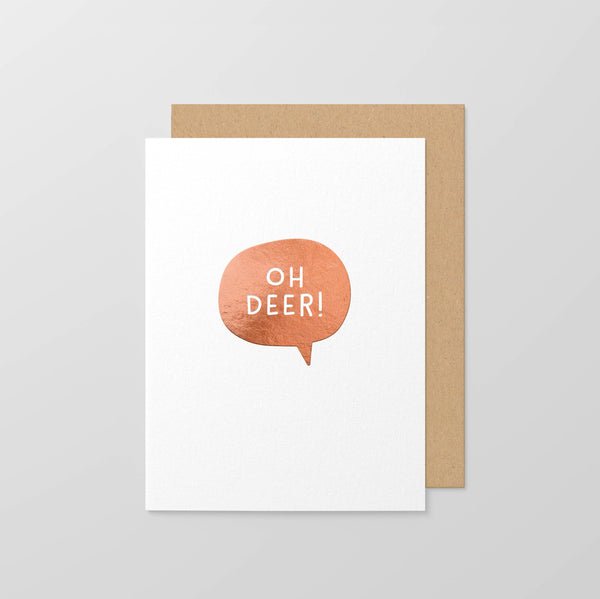 Oh Deer - Greeting Card