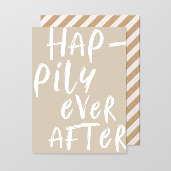 Hap-pily Ever After - Greeting Card