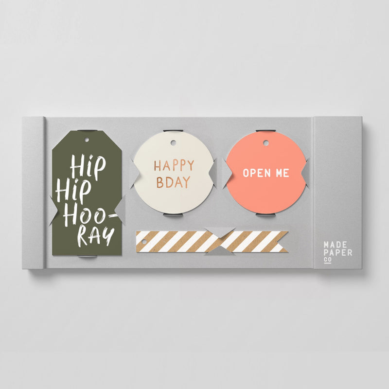 Hip Hip Hoo-ray - Gift Tags 20pk