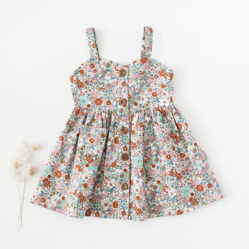 Isabelle Cotton Dress - Floral Magic