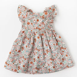 My Little Sunshine Cotton Dress - Floral Magic