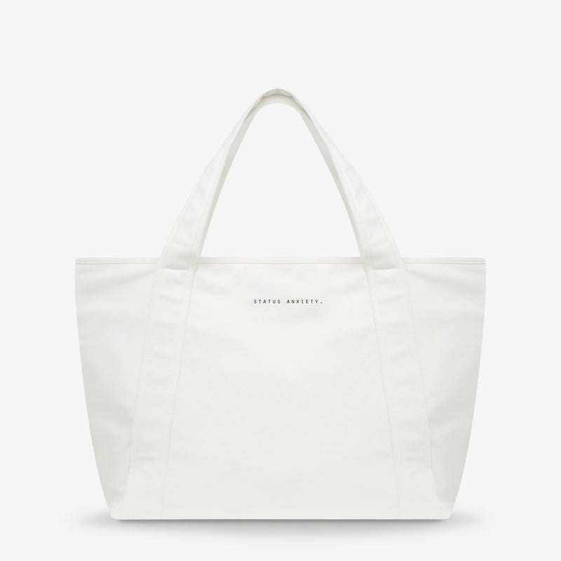 In the Light - White Beach Tote Bag